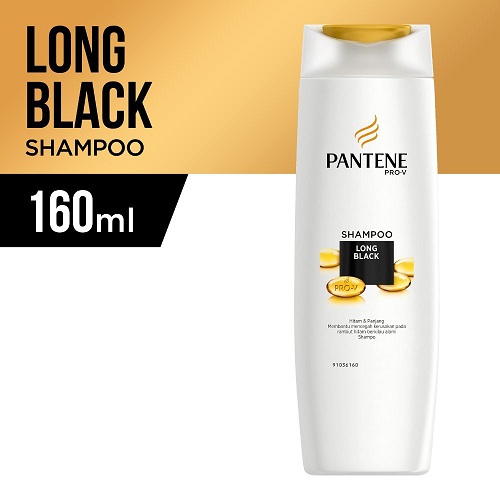 Pantene Shampoo Atau Sampo Long Black 160ml
